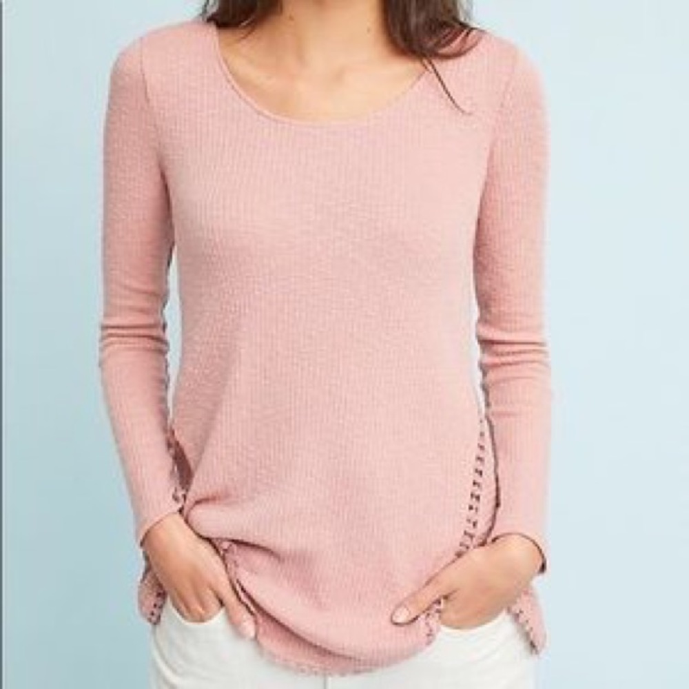 Lot of 2 long sleeve light knit sweaters